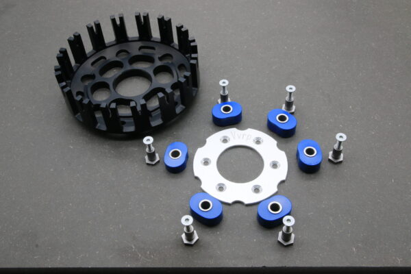 Kit cloche complète 490 YZ 1 Kit complet, cloche d'embrayage renforcée 490 YZ/IT 1982/1987 Vvrp